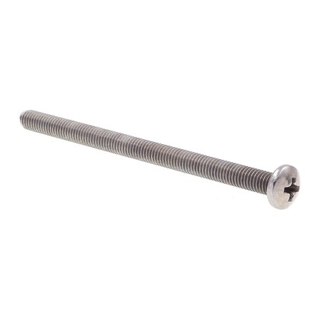 Prime-Line Machine Screw, Pan Head, Phillip Drive No. 10-32 X 3in 18-8 Stainless Steel 10PK 9129425